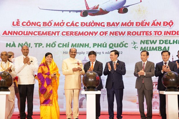Aviation ouverture de nouvelles lignes entre le Vietnam et l Inde